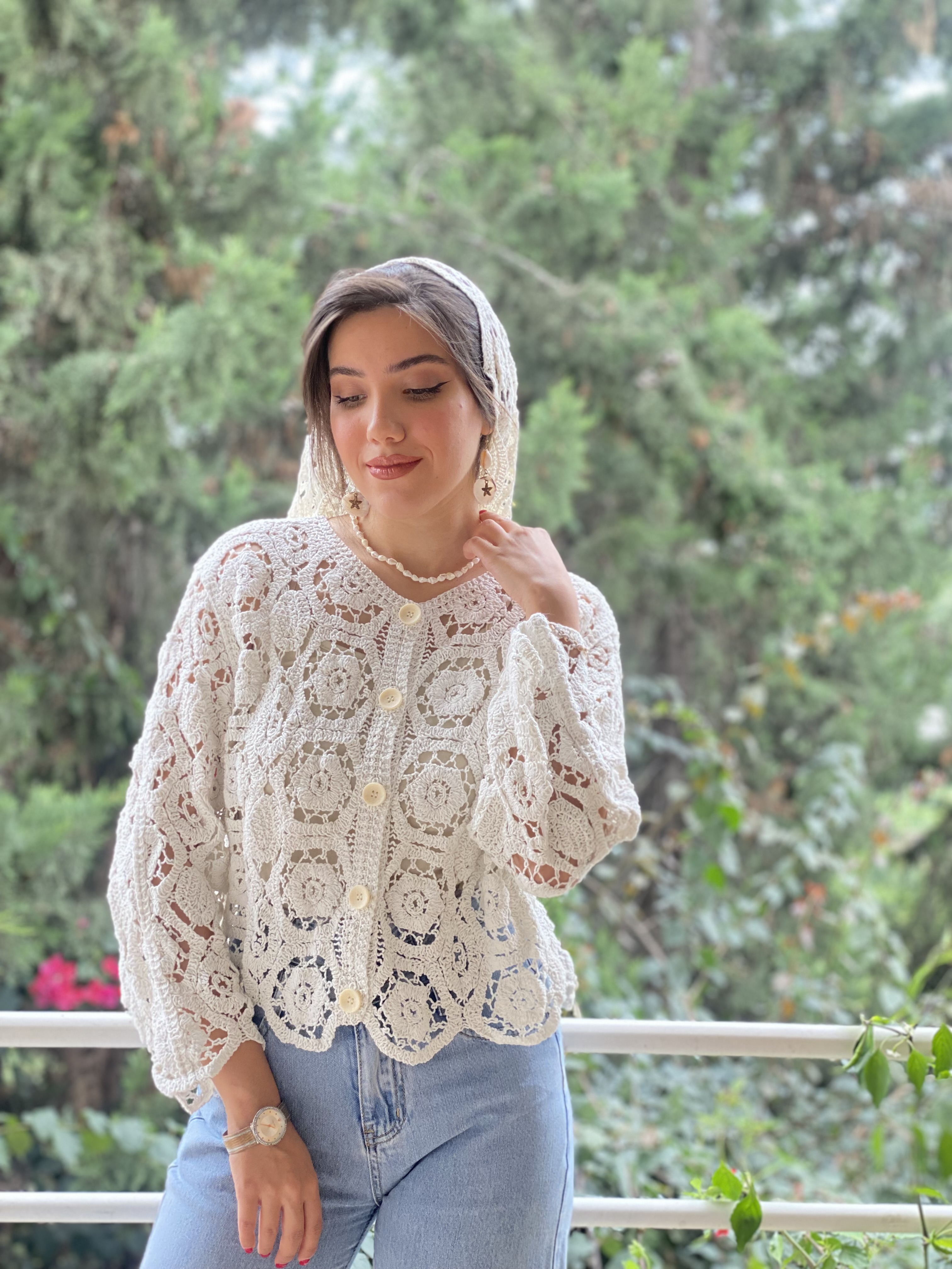شومیز قلاببافی
